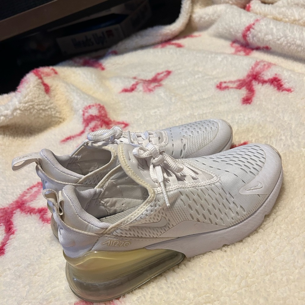 Nike White and Cream Sneakers
